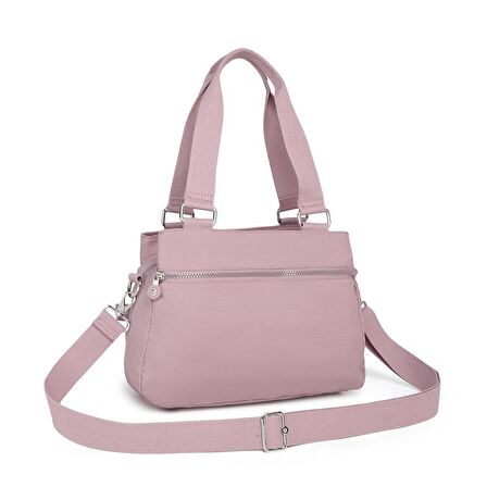 Krinkıl Kumaş Kadın Omuz Çantası Smart Bags 1125 Ten