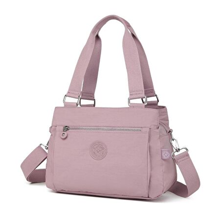 Krinkıl Kumaş Kadın Omuz Çantası Smart Bags 1125 Ten