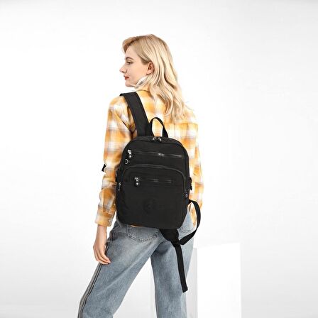 Smart Bags Krinkıl Kumaş Unisex Sırt Çantası 1207