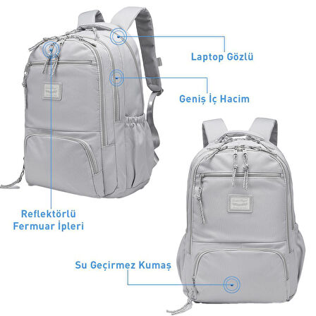 Smart Bags Sırt Çantası Okul Boyu Kalem Kutusu Hediyeli 3196