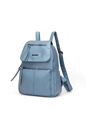 Smart Bags  Jeans Mavi Kadın Sırt Çantası BRC-1675