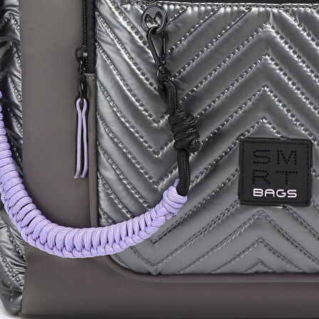 Smart Bags Parlak Kumaş Çapraz Askılı Kadın Omuz Çantası 3246
