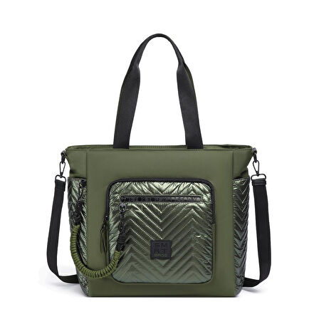 Smart Bags Parlak Kumaş Çapraz Askılı Kadın Omuz Çantası 3246