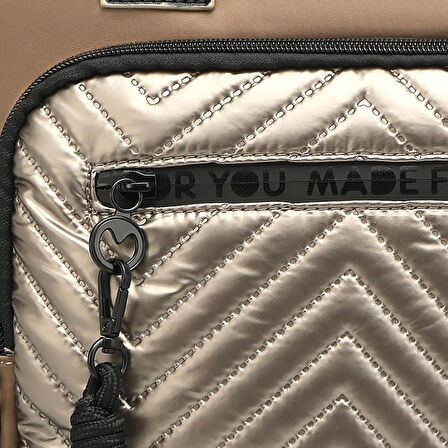 Smart Bags Parlak Kumaş Çapraz Askılı Kadın Omuz Çantası 3248