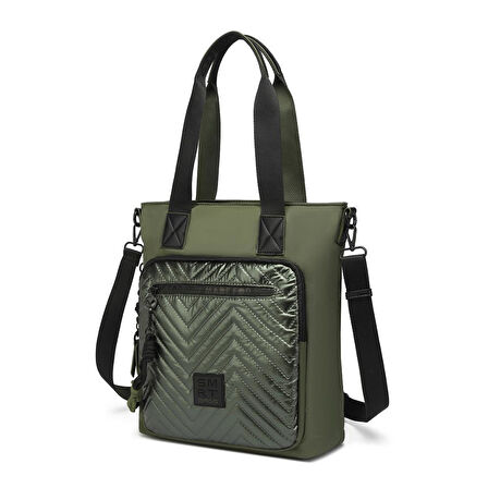 Smart Bags Parlak Kumaş Çapraz Askılı Kadın Omuz Çantası 3248
