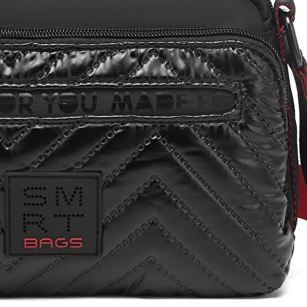 Smart Bags Parlak Kumaş Çapraz Askılı Kadın Postacı Çantası 3249