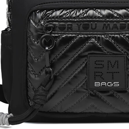 Smart Bags Parlak Kumaş Çapraz Askılı Kadın Postacı Çantası 3251