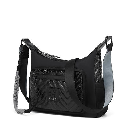Smart Bags Parlak Kumaş Çapraz Askılı Kadın Postacı Çantası 3251