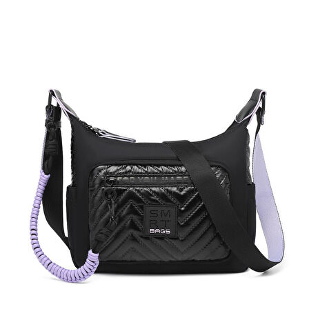 Smart Bags Parlak Kumaş Çapraz Askılı Kadın Postacı Çantası 3251