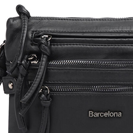 Yıkama Deri Askılı Kadın Postacı Çantası 21K Barcelona 1920