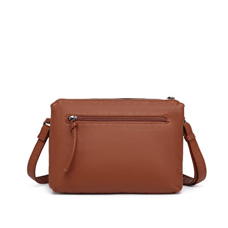 Yıkama Deri Askılı Kadın Postacı Çantası 21K Barcelona 1920