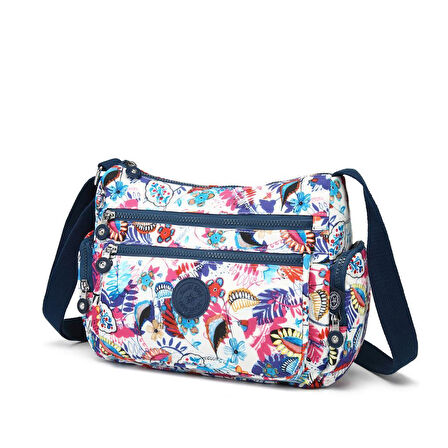 Krinkıl Kumaş Kadın Postacı Çantası Smart Bags 1115 Selva
