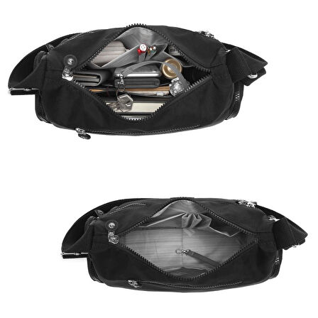 Metalik Kumaş Kadın Postacı Çantası Smart Bags 1115