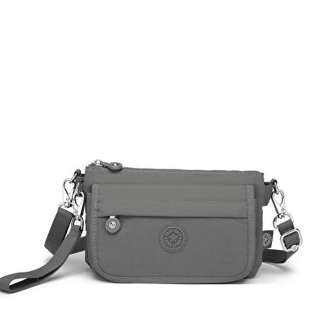 Minik Boy Krinkıl Kumaş Kadın Postacı Çantası Smart Bags 1191