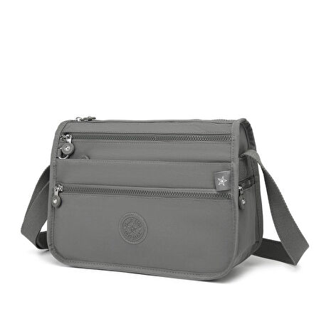 Kadın Postacı Omuz Çantası Smart Bags 1128 Koyu Gri