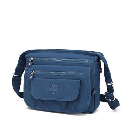 Krinkıl Kumaş Kadın Postacı Çantası Smart Bags 3005