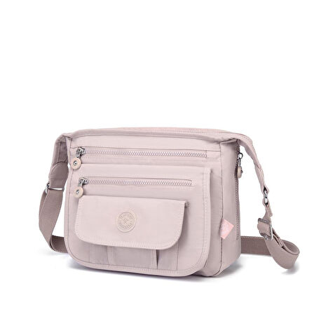 Krinkıl Kumaş Kadın Postacı Çantası Smart Bags 3005