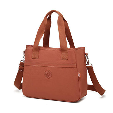 Smart Bags Omuz Askılı Kadın Çantası Krinkıl Kumaş 3110