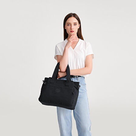 Smart Bags Omuz Askılı Kadın Çantası Krinkıl Kumaş 3110