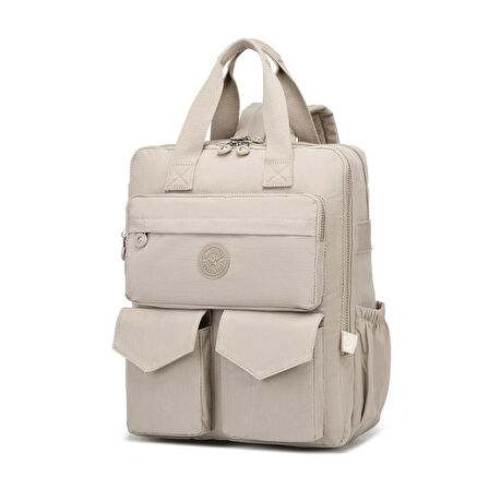 Büyük Boy Krinkıl Kumaş Sırt Çantası Smart Bags 1175