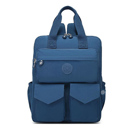 Büyük Boy Krinkıl Kumaş Sırt Çantası Smart Bags 1175