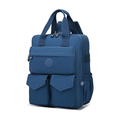 Büyük Boy Krinkıl Kumaş Sırt Çantası Smart Bags 1175