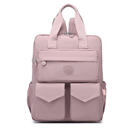 Büyük Boy Krinkıl Kumaş Sırt Çantası Smart Bags 1175