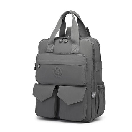 Büyük Boy Krinkıl Kumaş Sırt Çantası Smart Bags 1175