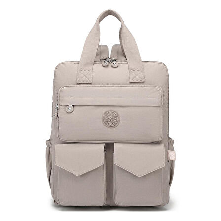 Büyük Boy Krinkıl Kumaş Sırt Çantası Smart Bags 1175