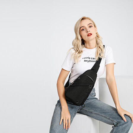 Smart Bags Krinkıl Kumaş Bodybag Postacı Çantası Kadın 1239