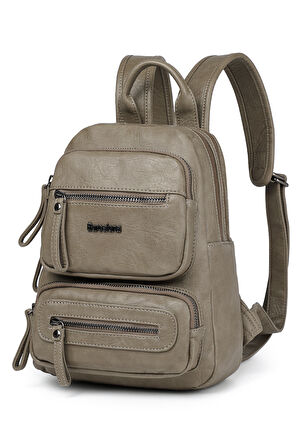 Mini Boy Yıkama Deri Kadın Sırt Çantası 21-K Barcelona 1929