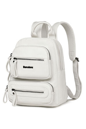 Mini Boy Yıkama Deri Kadın Sırt Çantası 21-K Barcelona 1929