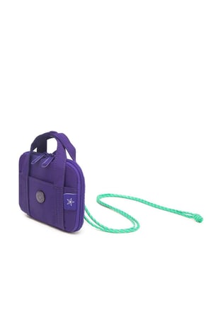 Mikro Poly Kumaş Askılı Mini Boy Kadın Cüzdanı 3346