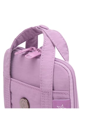 Mikro Poly Kumaş Askılı Mini Boy Kadın Cüzdanı 3346