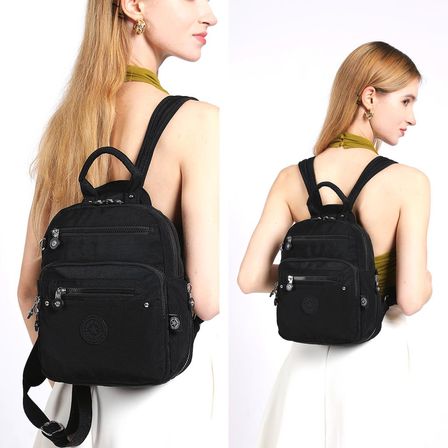 Smart Bags Küçük Boy Krinkıl Kumaş Kadın Sırt Çantası 3386