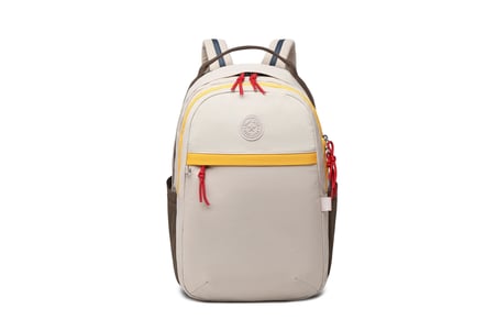 SMARTBAGS BÜYÜK BOY UNİSEKS SIRT ÇANTASI 2022-3182 BEJ HARDAL KAHVE