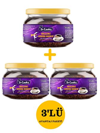 Dr.Cooks Kolajenli Hindiba Kahvesi 3'lü Detox Diyet Kahve 3 Aylık - (180 KULLANIM) Net 450gr