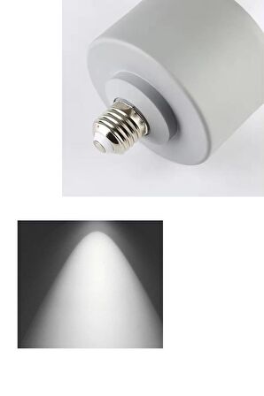 Zmr 30W Oval Torch Led Ampul 6500K Beyaz Işık Dekoratif Jumbo Led Lamba