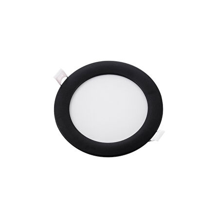 ZMR Panel Spot Siyah Kasa Beyaz Işık 6500K 9W