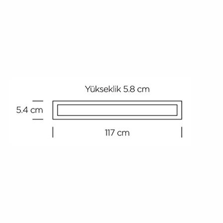 ZMR Etanj Armatür PC Kasa IP65 6500K 40W