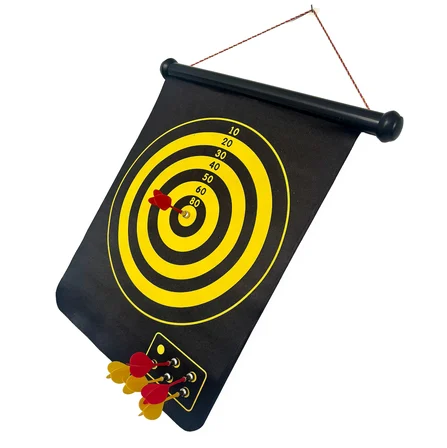 Can Sports Manyetik Dart Tahtası Çift Taraflı 40x50 cm Manyetik Ok Seti