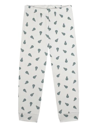 Organik Gri Yeşil Erkek Çocuk Pijama Takımı