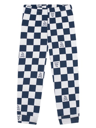 Organik Lacivert No Bad Days Erkek Çocuk Pijama Takımı