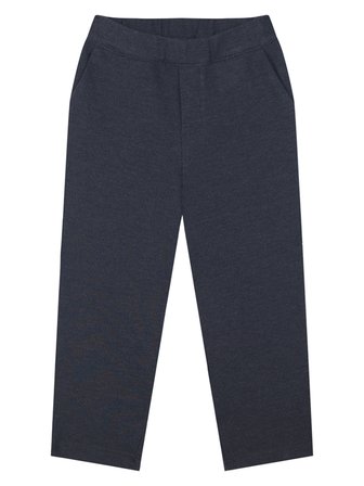 Gri Beli Lastikli Yandan Cepli Erkek Çocuk Pantolon