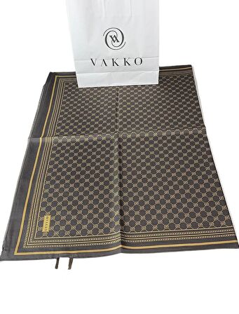 Vakko 68x200 Twill İpek Şal (02518)