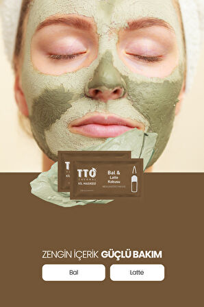 TTO Thermal Kil Maskesi Bal Ve Latte Kokusu Nemlendirici Maske