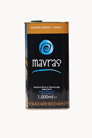 Mavras Soğuk Sıkım Natürel Birinci Zeytinyağı 1 lt