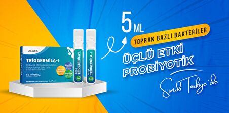 Triogermila-I Probiyotik Mikroorganizma İçeren Flakon Takviye Edici Gıda (10 Flakon)