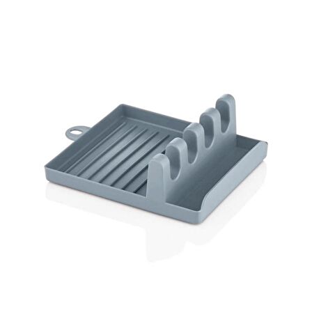 Porsima ORG-85 Kaşık ve Kapak Tutucu - Kapak Standı Kaşık Kepçe Altlığı Düzenleyici Organizer - Antrasit