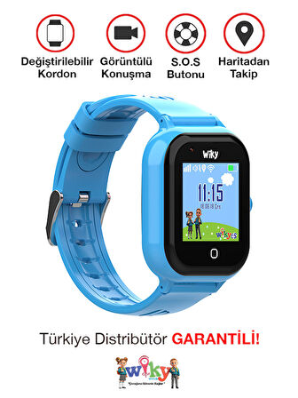 Wiky Watch Watch 4S Mavi Akıllı Saat